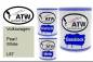 Preview: Volkswagen, Pearl White, L87: 1L Lackdose + 1L Klarlack + 500ml Härter - Set, von ATW Autoteile West.